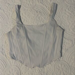 ReoRia White Crop Top